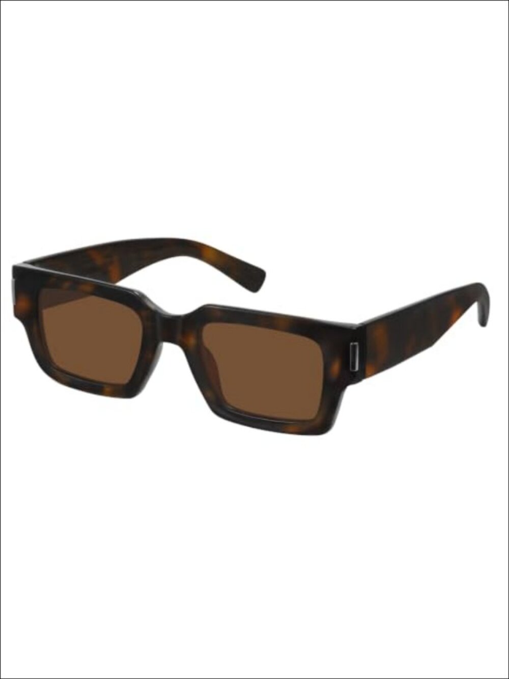 Retro Square Sunglasses 90s Rectangle UV400 Full Frame Unisex